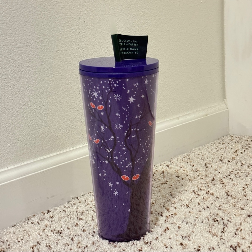 NWT Starbucks 2022 Halloween Tumbler GLOW-IN-THE-DARK